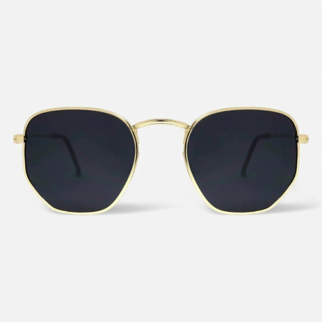 Óculos de Sol Hexagonal Black/Gold