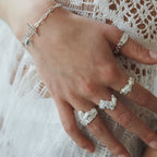 Medium Blurry Layers Ring