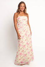 Calypso Maxi Dress - Yellow Floral