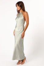 Hadley Halterneck Maxi Dress - Sage