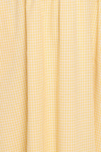 Kinslee Midi Dress - Yellow Gingham