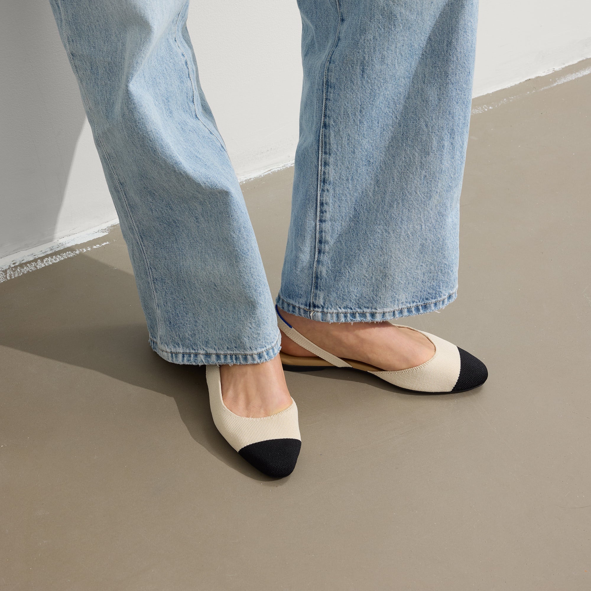 The Almond Slingback - Conch Captoe